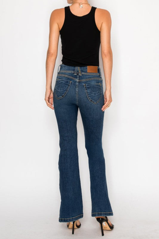 Simone Tummy Control High Rise Bootcut Jeans 3f06f962-5d41-482d-ae2c-4aa3fd2a1e22