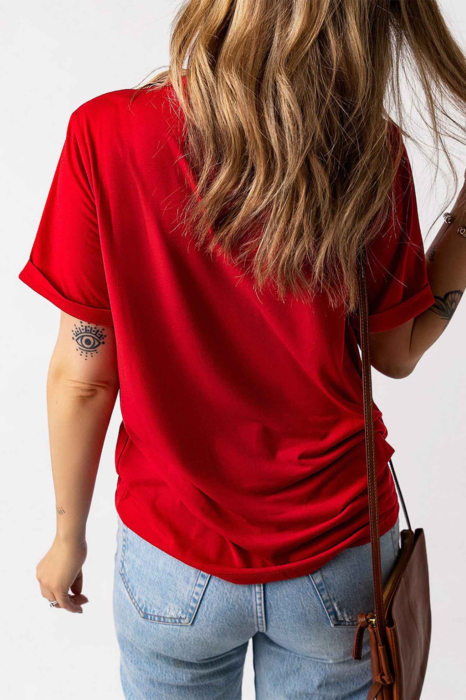 Red Hand Drawn Heart Valentines Day Fashion T Shirt 3f1e2942b25629c6