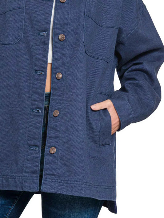 Oversized Collared Neck Button Front Shackets 3f273c3d-c5cb-4e40-ac76-0e979210eecc-Max-Origin