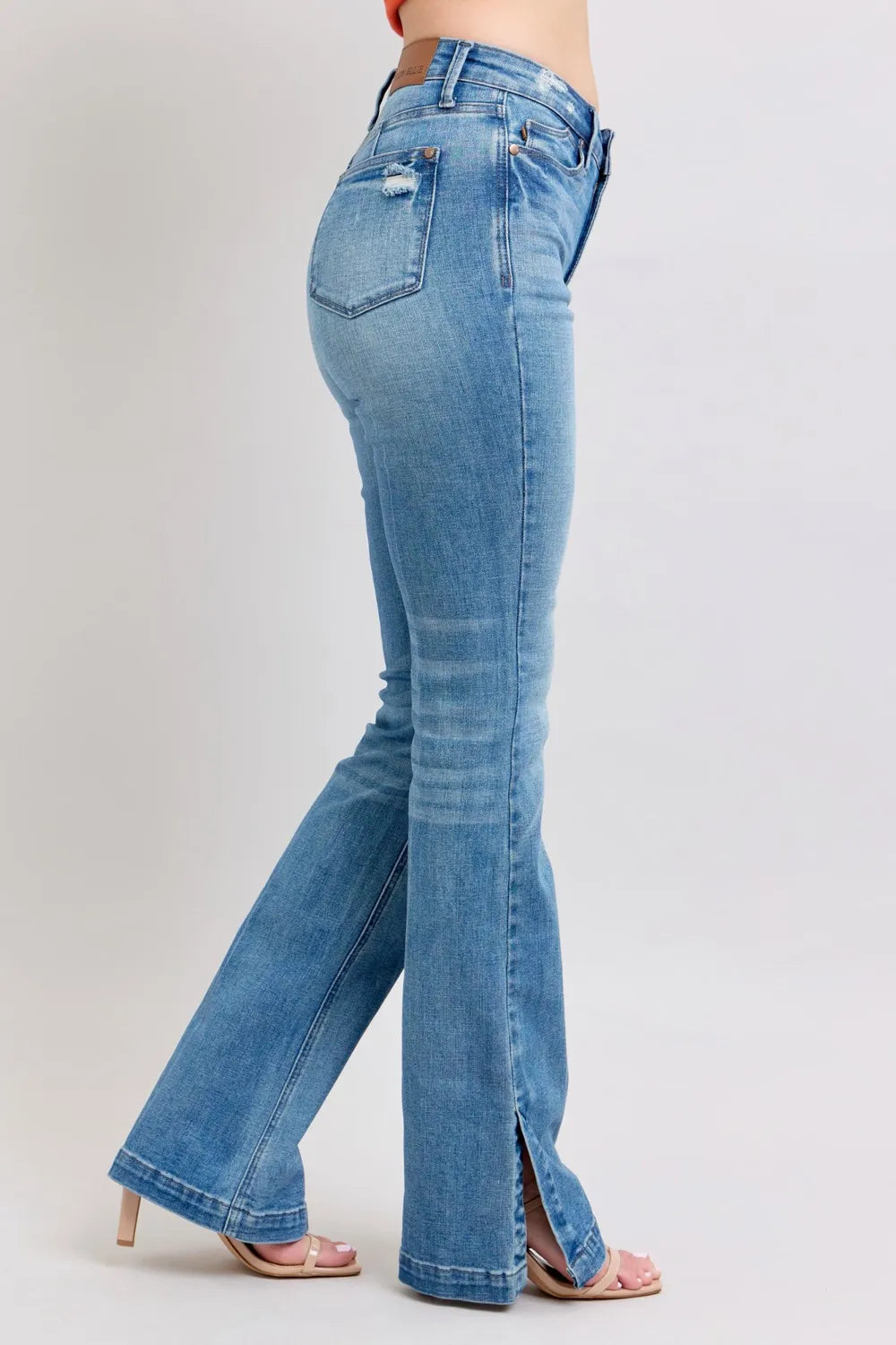Judy Blue HW Tummy Control Vintage Wash Side Slit Slim Boot Jeans 3f3af527-6a88-41f6-b5dc-60113f81c664-Max