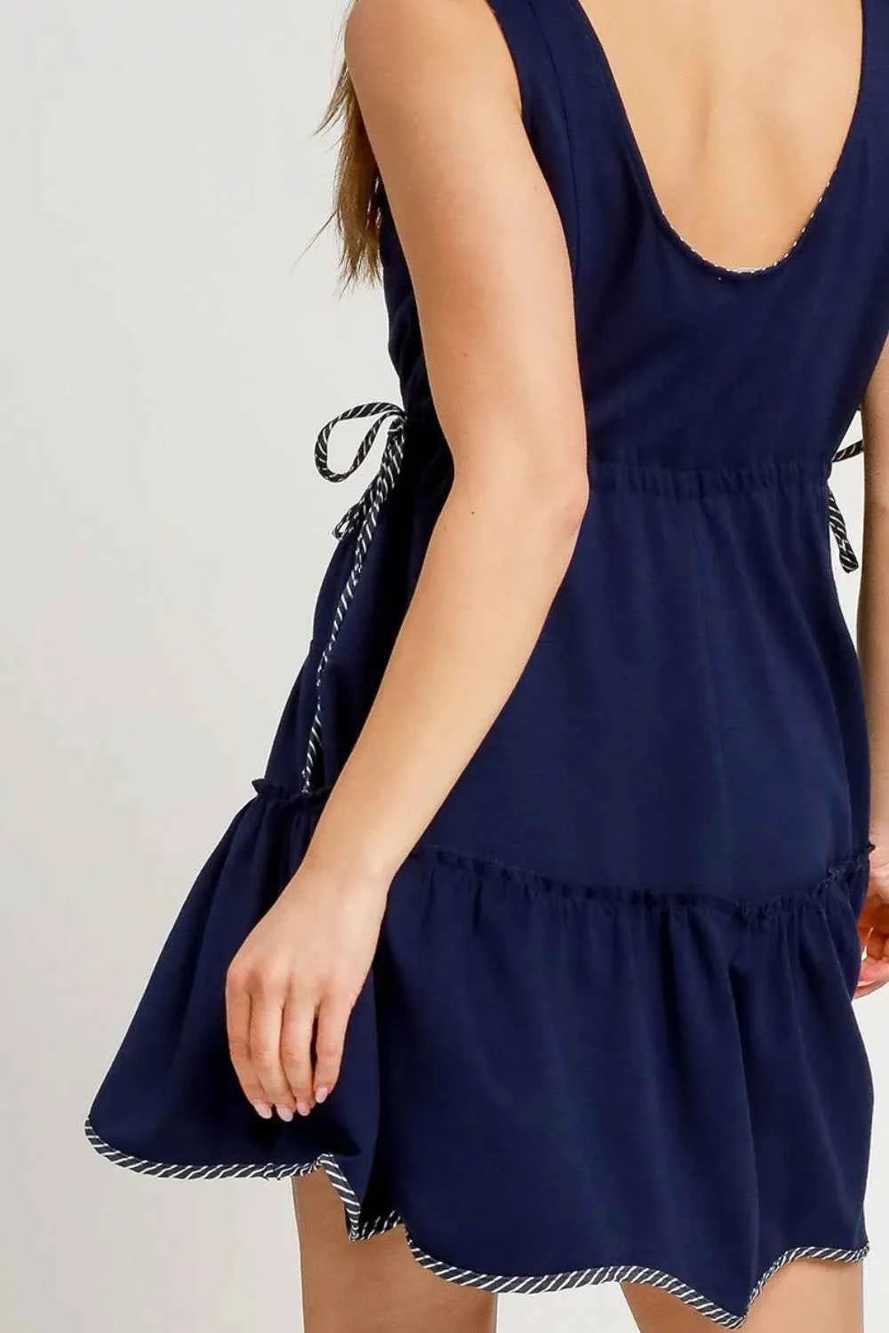 Umgee Frill Drawstring Waist Round Neck Mini Tank Dress 3f47cff5-1cb4-4d12-8f93-485ab4b989b7-Max-Origin