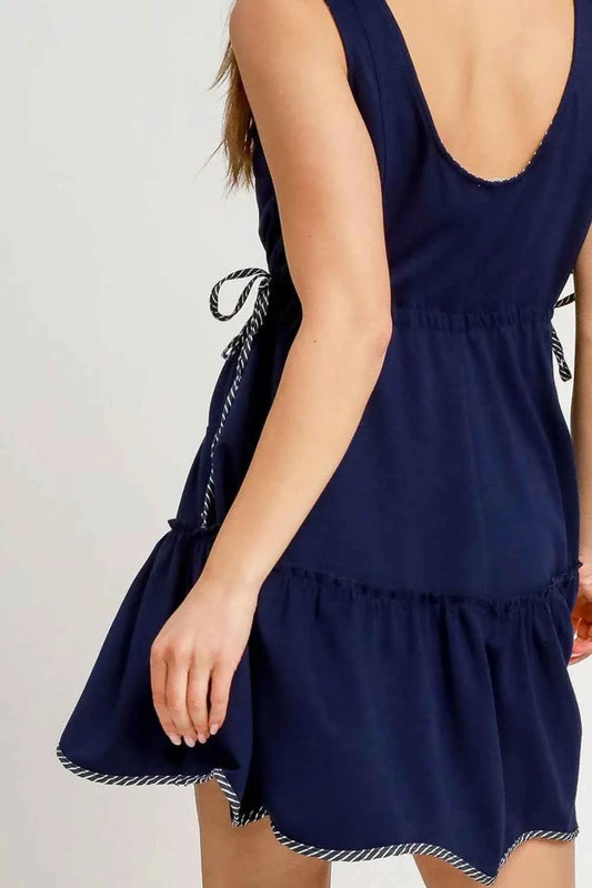 Frill Drawstring Waist Round Neck Mini Tank Dress 3f47cff5-1cb4-4d12-8f93-485ab4b989b7-Max-Origin