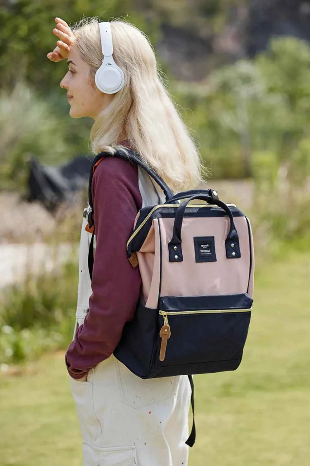 Himawari Waterproof Canvas Backpack Bag with Side Pockets 3f4dac43-6483-4579-8c4b-f616bec44fb6-Max