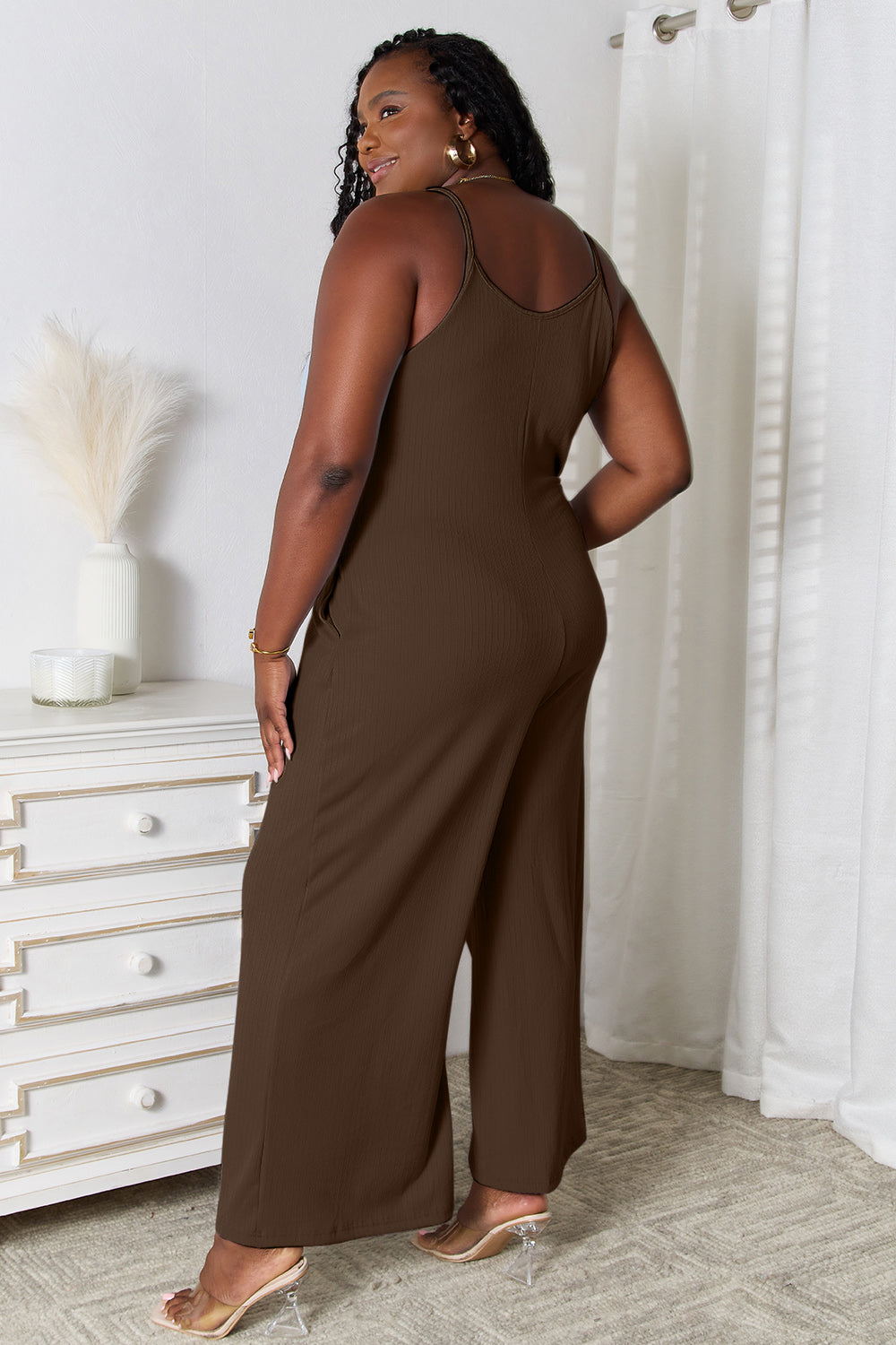 Basic Bae Full Size Spaghetti Strap V-Neck Jumpsuit 3f4e1bc58c0c44a385c3077d2601e063-Max