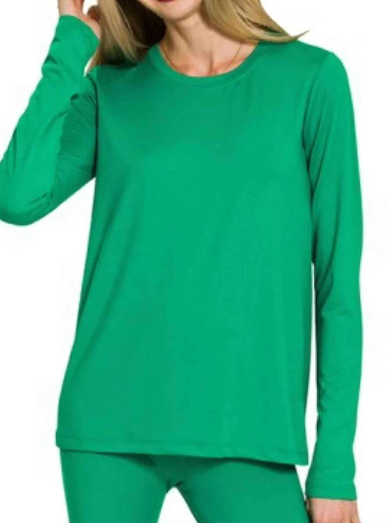 Zenana Microfiber Round Neck Top and Leggings Set 3f5ad114-cf8b-4433-be36-9b9dd701ee00-Max-Origin