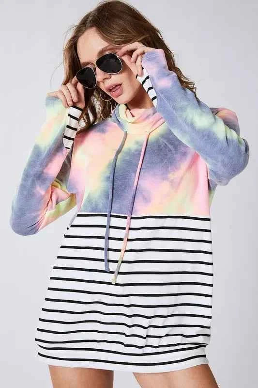 Tie Dye French Terry Cowl Neck Top 3f5d7b3c0b9e451da6420064142d1860-Max-Origin