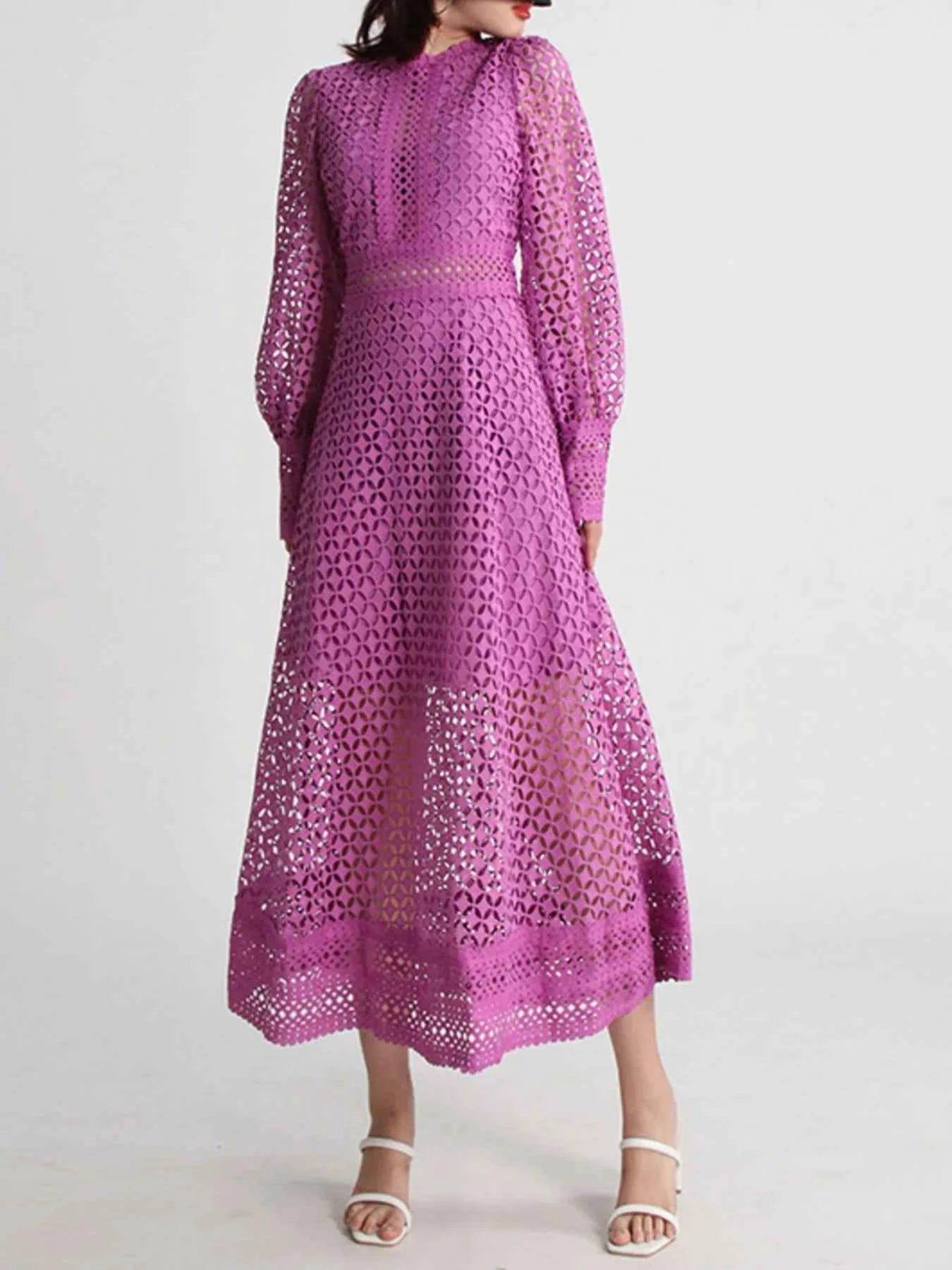 Lace Long Sleeve Midi Dress 3f733cb7-3bfd-412b-a7b6-205c16c0899b-Max-Origin