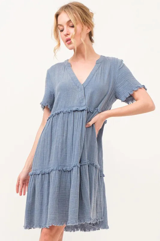 And The Why Washed Frayed Detail Tiered Dress Blue 3f7a9ca2bfc9487bad92119b0ff414e2-Max-Origin