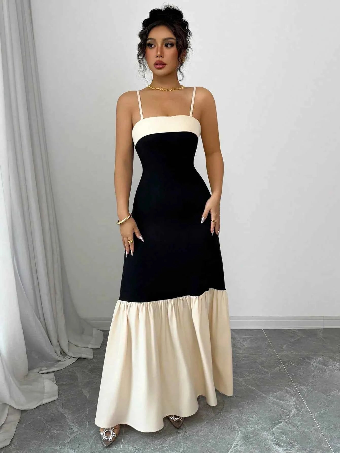 Color Block Maxi Cami Dress 3f7ae60e-5dc1-40d8-b382-46d6c502dd3c-Max-Origin