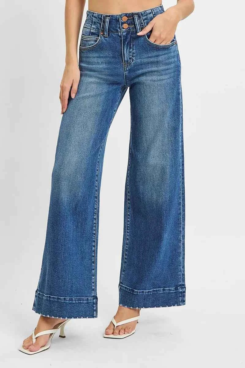 RISEN Full Size High Rise Ankle Wide Seam Detailed Jeans Plus Size 3fd9e599fe8d4fc7a6075693591aef58-Max-Origin