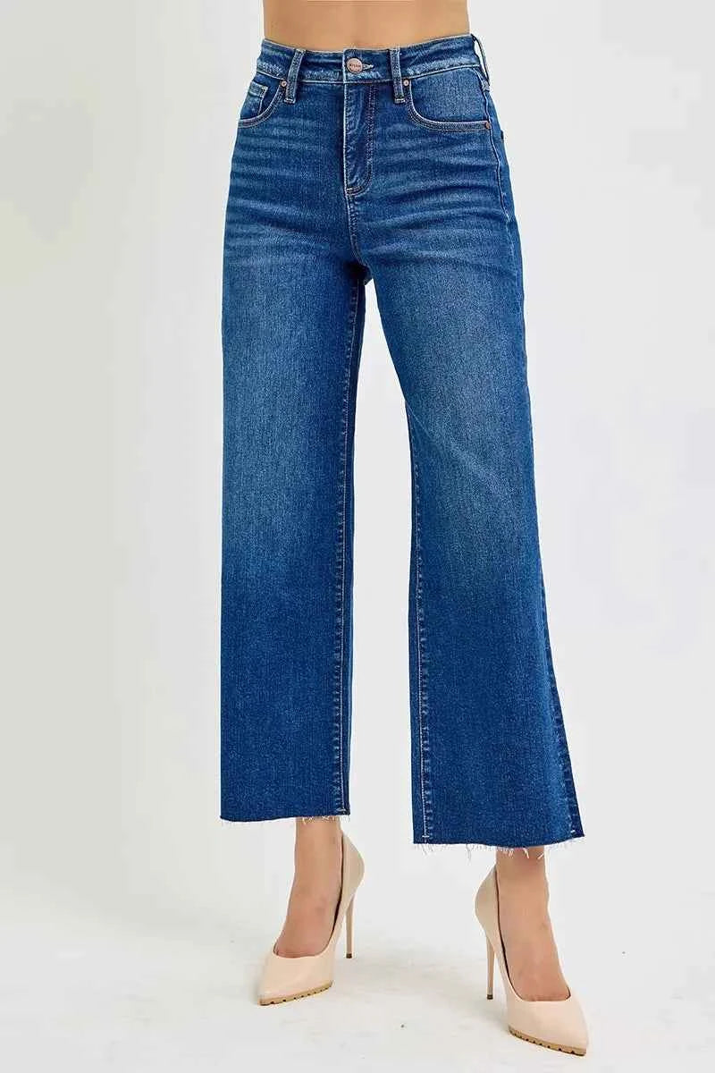RISEN Full Size Tummy Control High Rise Wide Crop Jeans Plus Size 3fdd2ed1264240c2b1c0dbceeb269587-Max-Origin