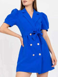 Blazer Style Tie Waist Mini Dress Blue 3fe32751-90fa-4acb-b8ff-774a941d21f1-Max-Origin