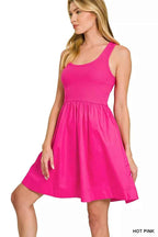 Zenana Combined Knit & Woven Midi Dress 3fe8c3eb55d74d2bb8744811ac5f0eb2-Max-Origin