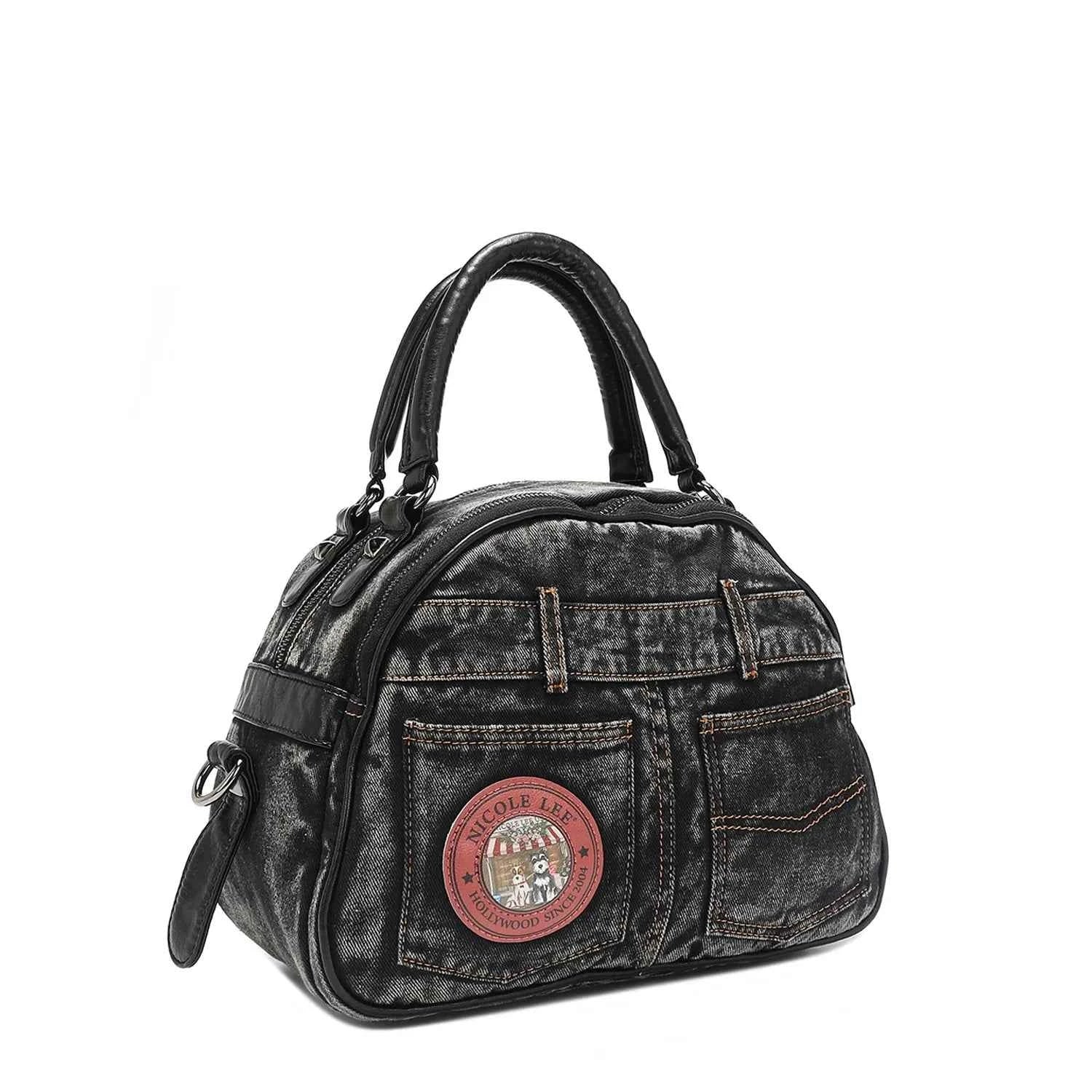 Nicole Lee USA Denim Sisters Secret Dome Handbag 40024595cc114cadb3f6b32bfddea029-Max-Origin