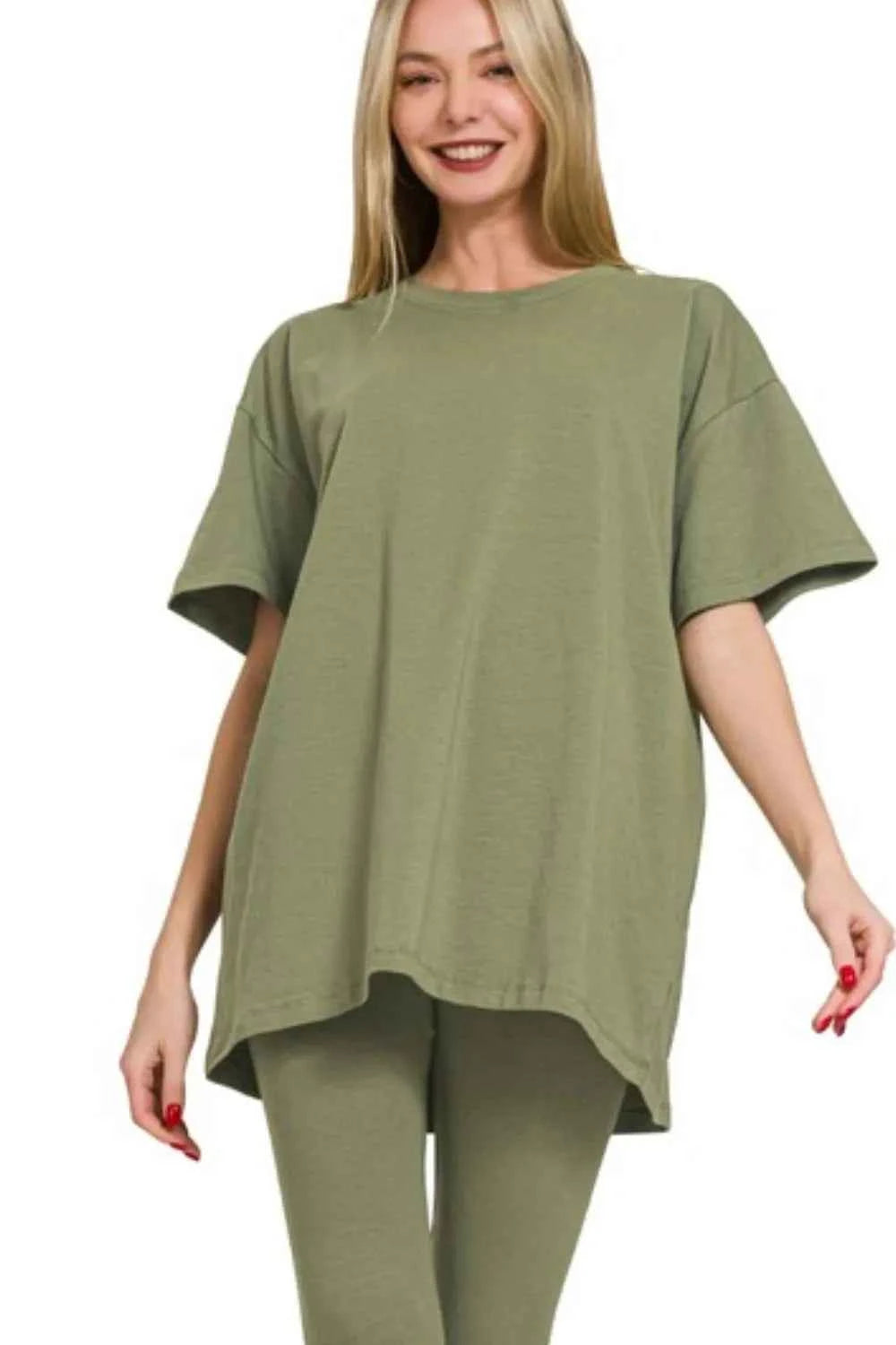 Zenana Cotton Round Neck Top & Legging Set 400de877-224c-4b4b-892c-45a86cb136fc-Max-Origin