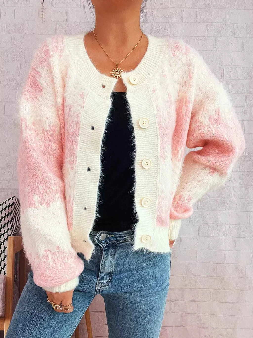 Ribbed Hem Button Up Cardigan 401dfd346f184014953f5af50f13eaa7-Max-Origin