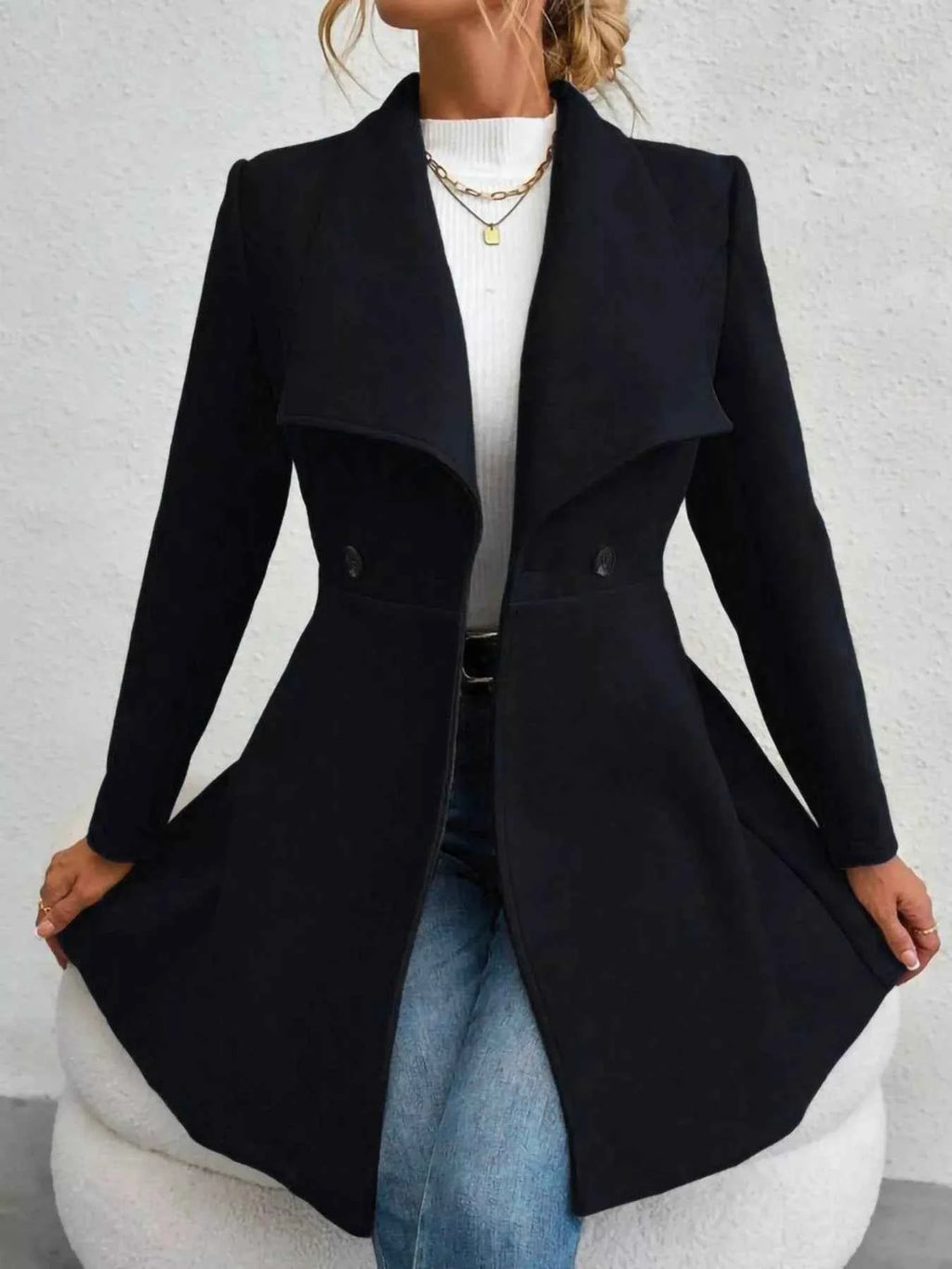 Double-Breasted Wool Blend Coat 40577ac96f334a3ea902ddeca3dd27a3-Max-Origin