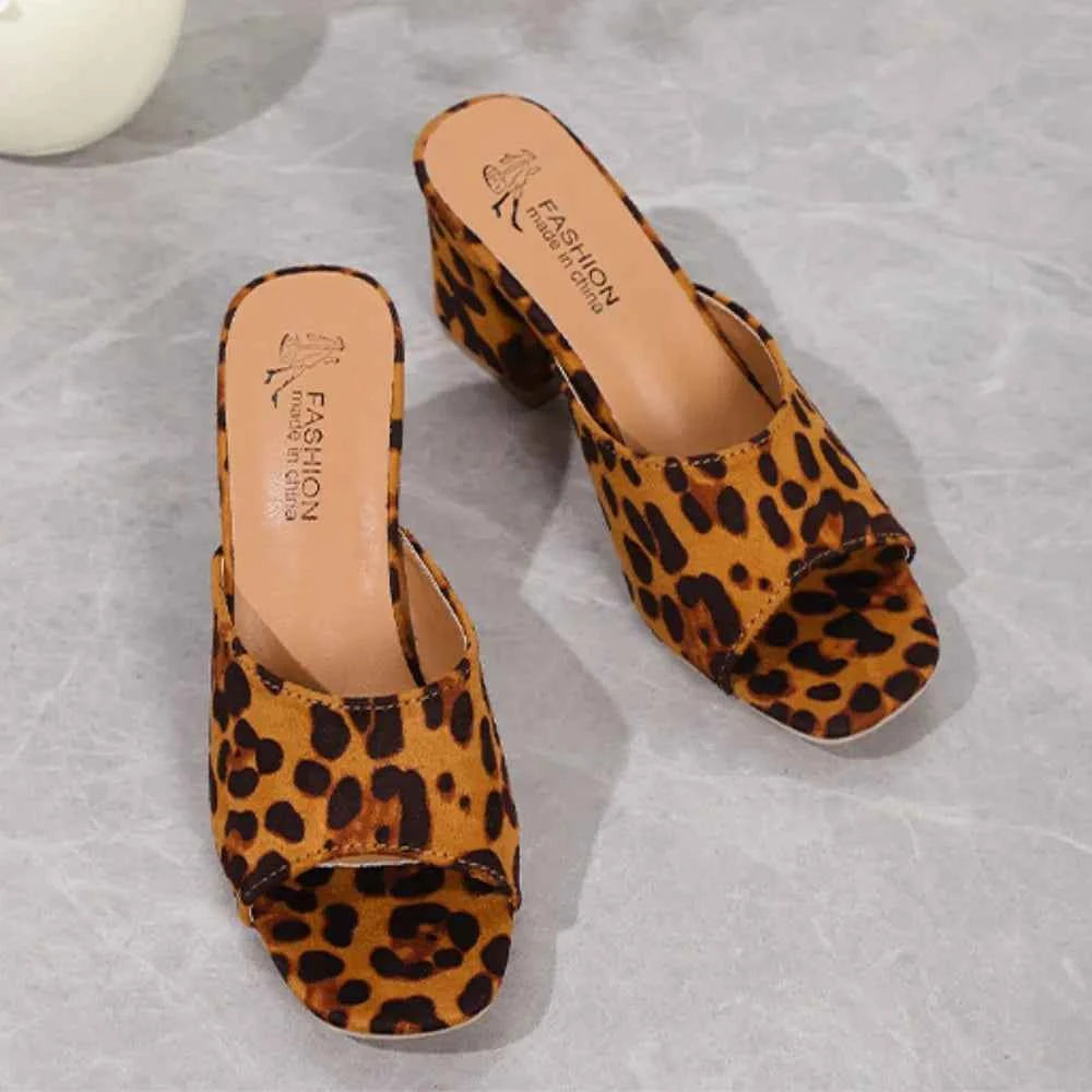 Leopard Block Heel Suede Sandals 4058a03d-b648-45d1-9e02-c58cd162df61-Max