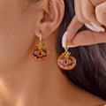 Halloween Pumpkin Drop Earrings Orange One Size 40720908-0034-4294-a018-94e02b9e4457-Max-Origin