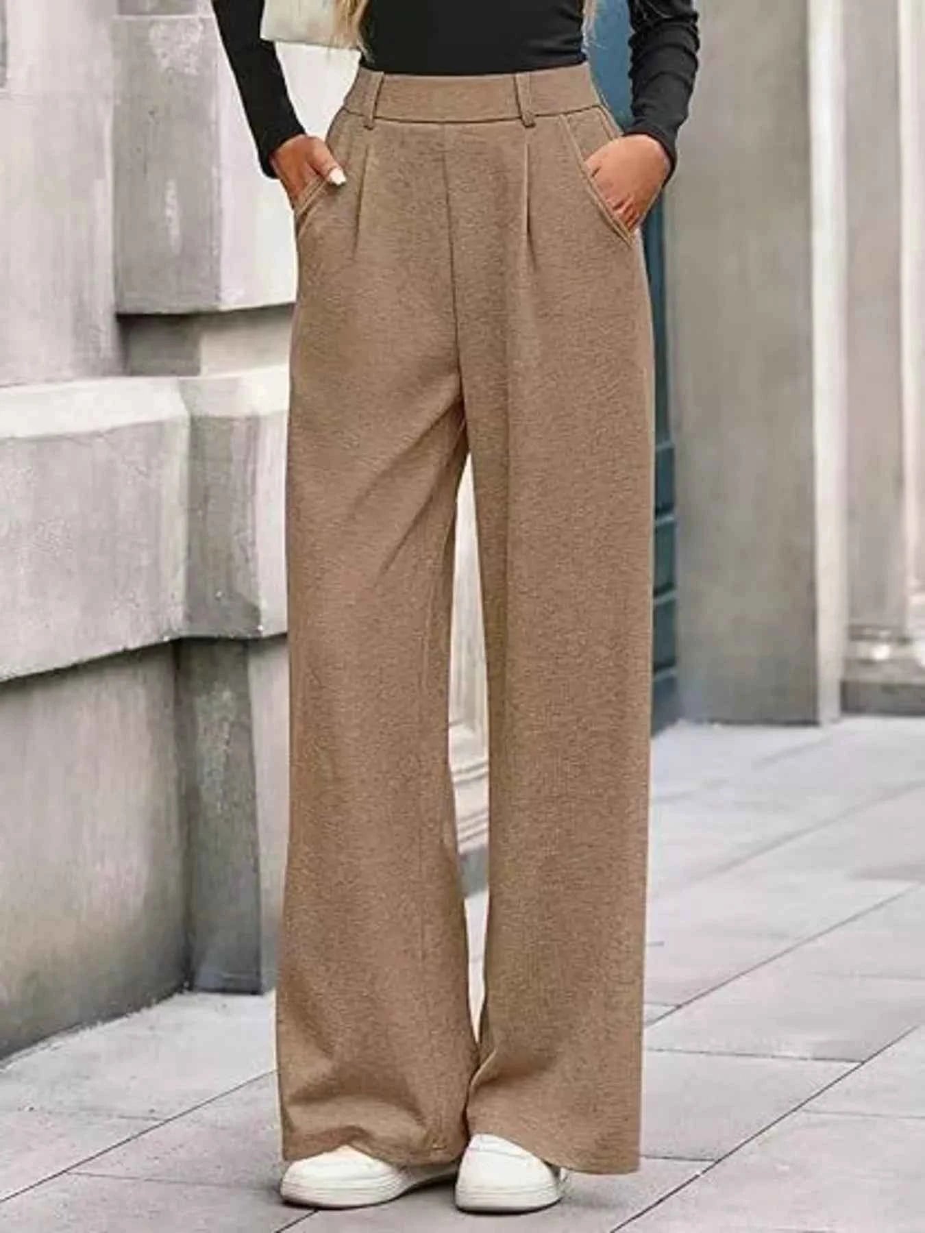 Wide-Leg Pants Camel 4080db377daa4b5bb2a929066fb9cd92-Max-Origin