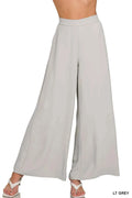 Zenana Relaxed Fit Elastic Waisted Wide Leg Pants LT GREY 408812ac394d419b907888bb43441a1d-Max-Origin