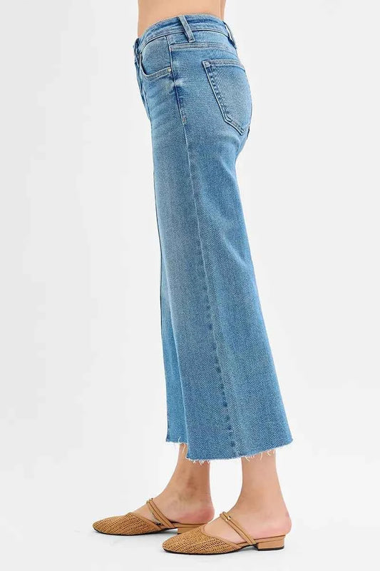 Tummy Control Mid Rise Crop Wide Front Slit Jeans 40ac9582c94e4ac687648b5bf3eabf72-Max-Origin