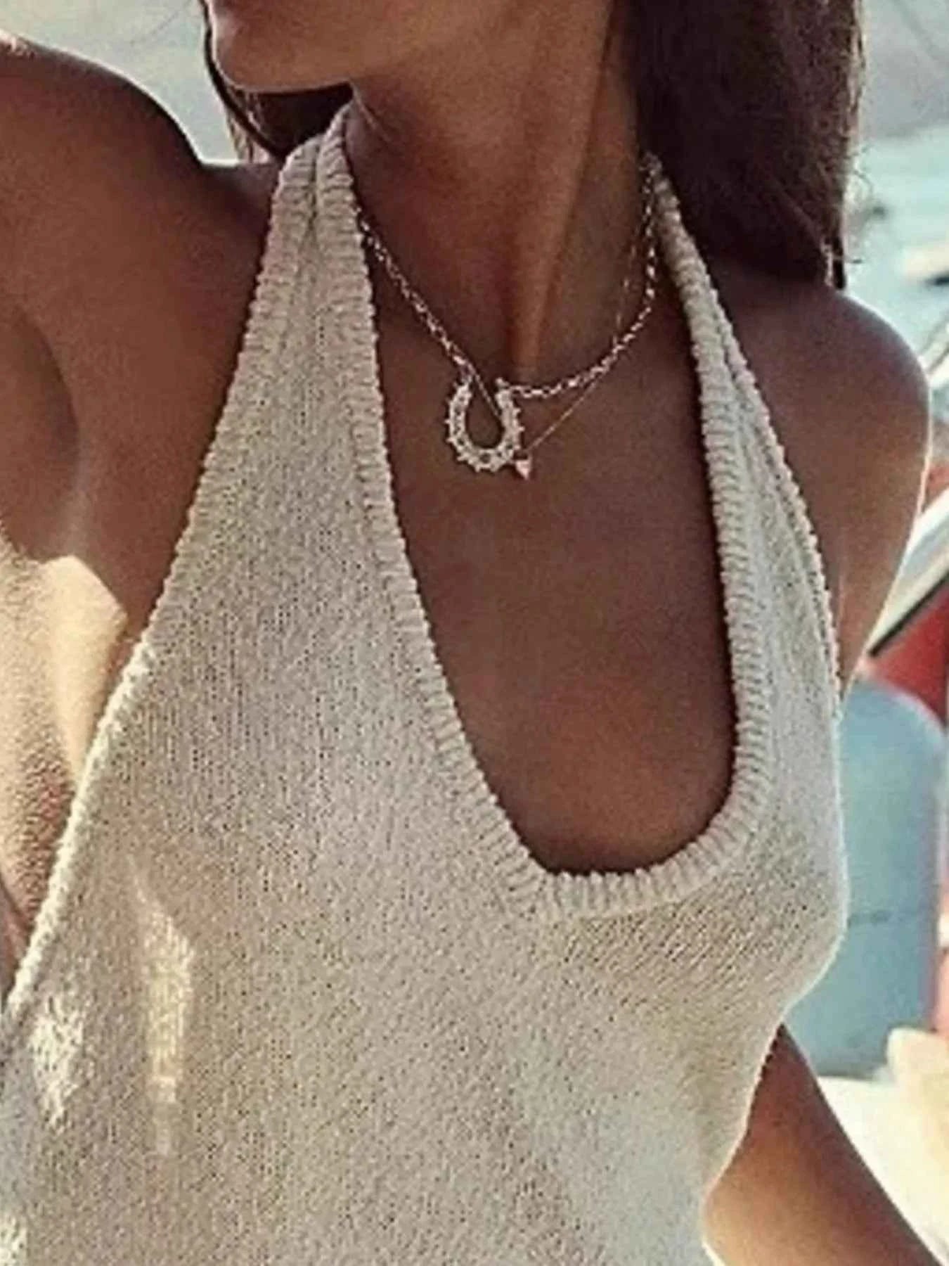Halter Neck Cami and Shorts Sweater Set 40adf182-1b05-4bcd-9ec7-b6e24f8a1665-Max-Origin