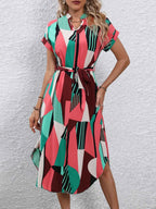 Tie Waist Short Sleeve Dress 40c8cf8d-841c-44df-9b12-322313074ad6-Max-Origin