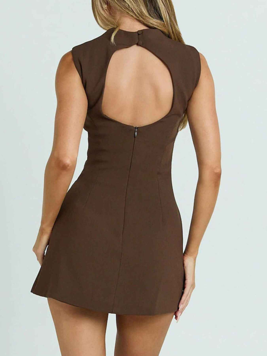 Mock Neck Sleeveless Mini Dress 40dd6a3e-f7bd-4fe2-b070-5c239a69e8fb-Max