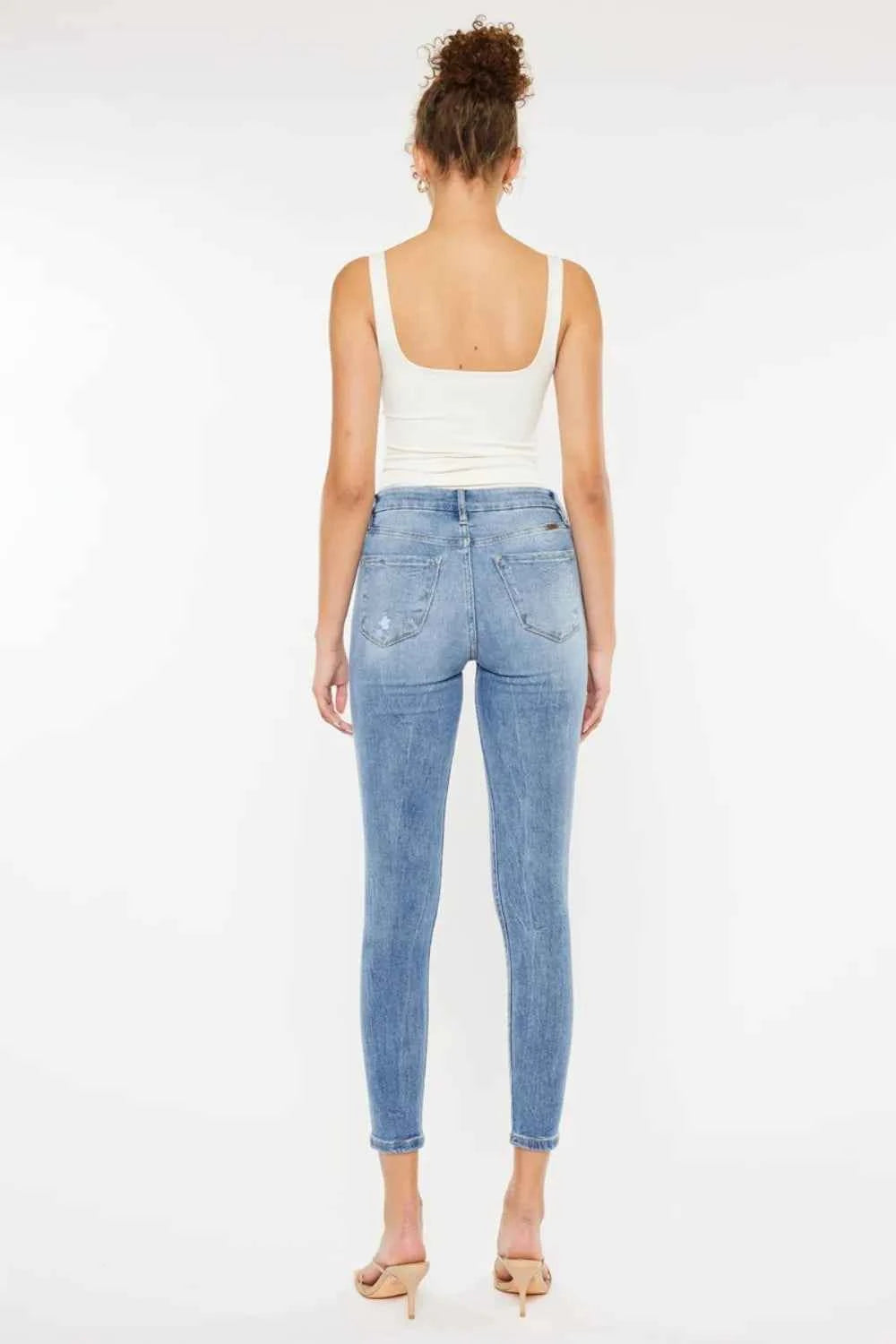 Kancan High Waist Cat's Whiskers Skinny Jeans 40e7460d-a045-4f9f-80c2-77bca5e276ed-Max