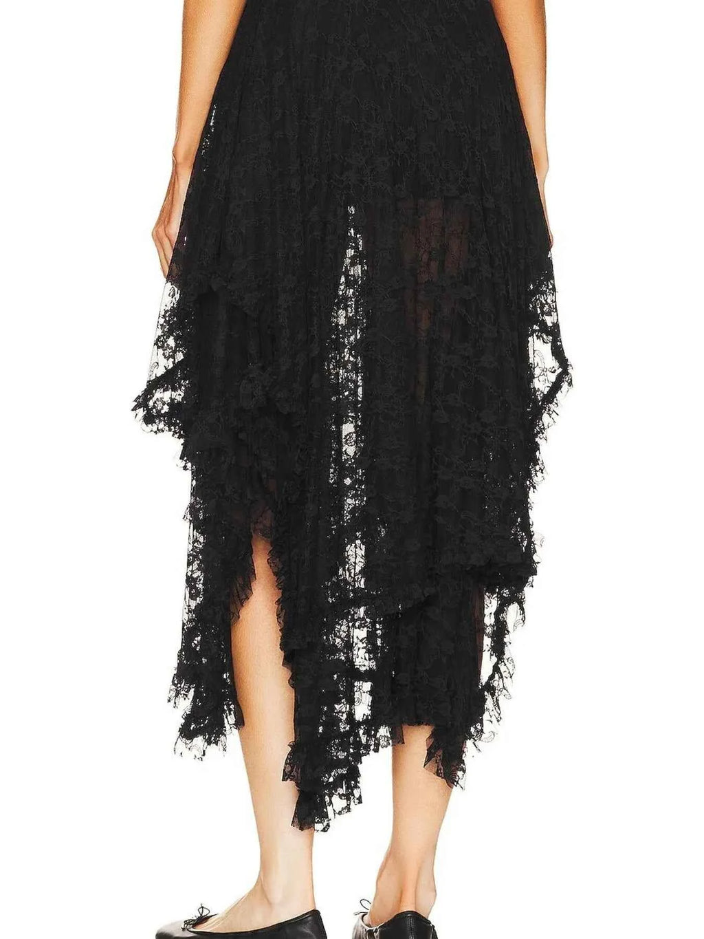 Asymmetrical Lace Midi Skirt 413b143a299c42aa80df4d622be677e3-Max-Origin