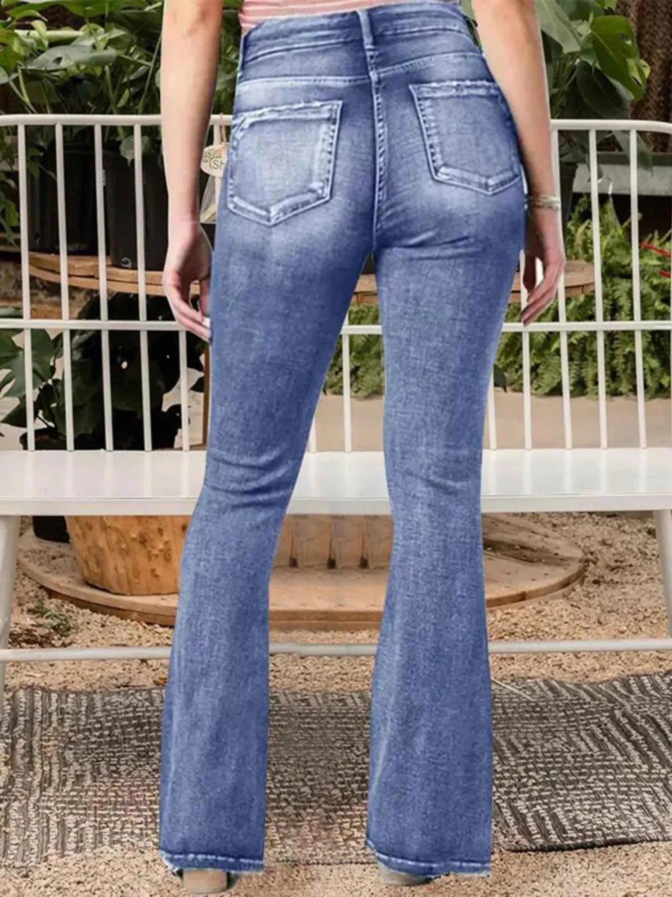 Full Size Vintage Wash Flare Jeans Plus Size 413c645c01164b1ebefc8ca033c3af81-Max-Origin