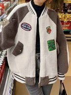 Zip Up Raglan Sleeve Fleece Jacket Khaki One Size 414cbdaa-c73b-40ae-abcf-422f412d7d4d-Max-Origin