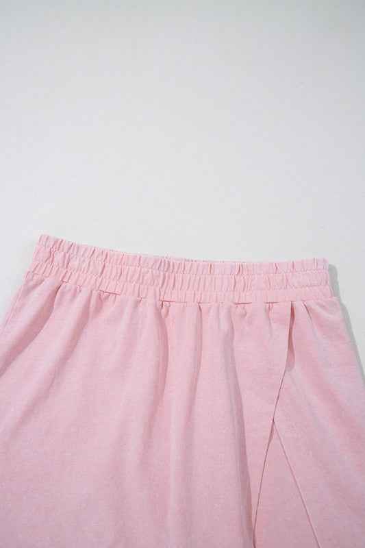 Mineral Wash Tank Top and Lined Split Skirt Set 419fdfbe-b1f5-44e9-a1a4-252a9f9e01d7