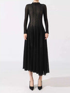 Lace Mock Neck Long Sleeve Dress 41bd4014-f234-49ec-8a23-6ab545e519b0-Max-Origin