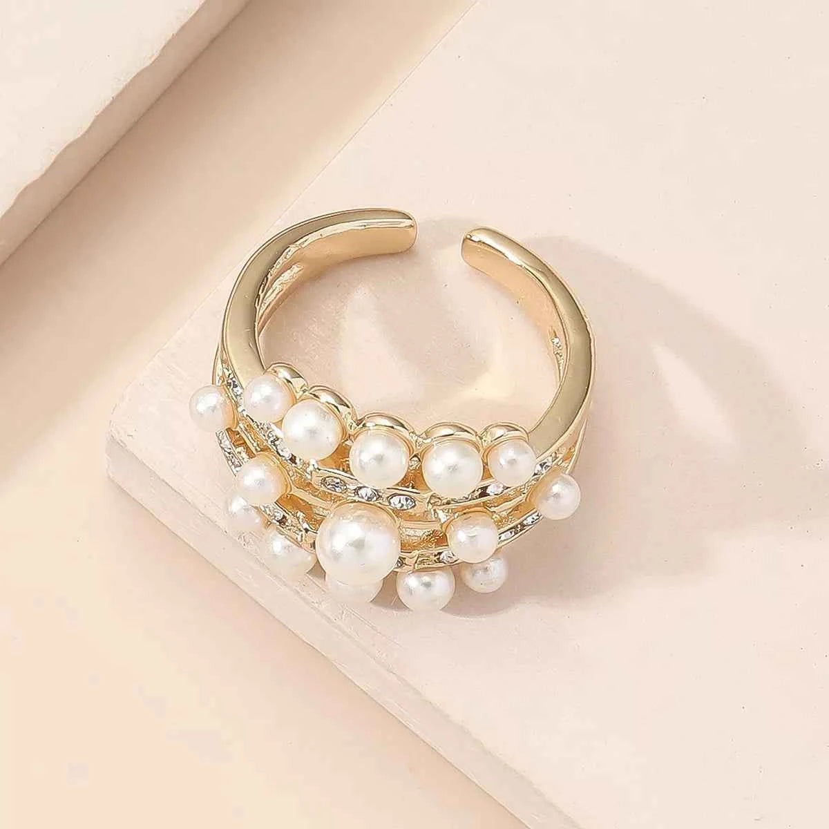 Pearl 18K Gold-Plated Open Ring 41fba529-a75a-473d-ac2d-fd36d4a850f1-Max-Origin