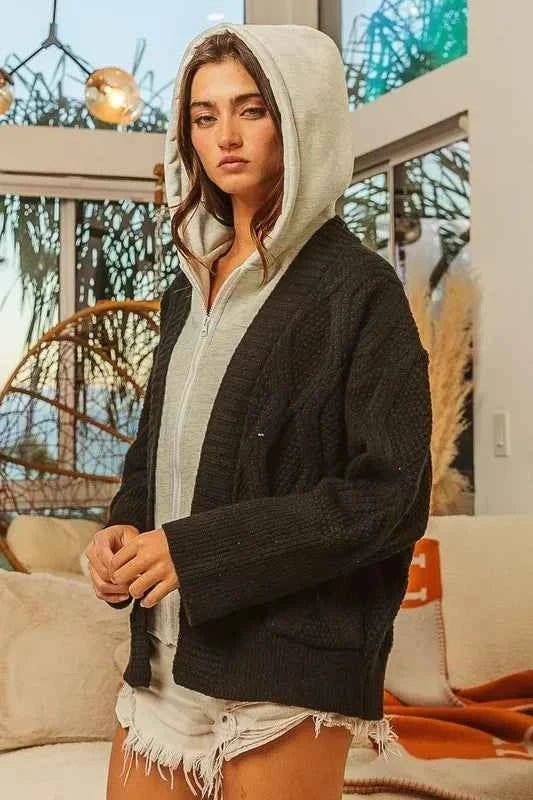 BiBi Knit Hoodie Rhombus Sweater Jacket 42031ff6-7965-45ae-860d-7c5f335707e2-Max-Origin