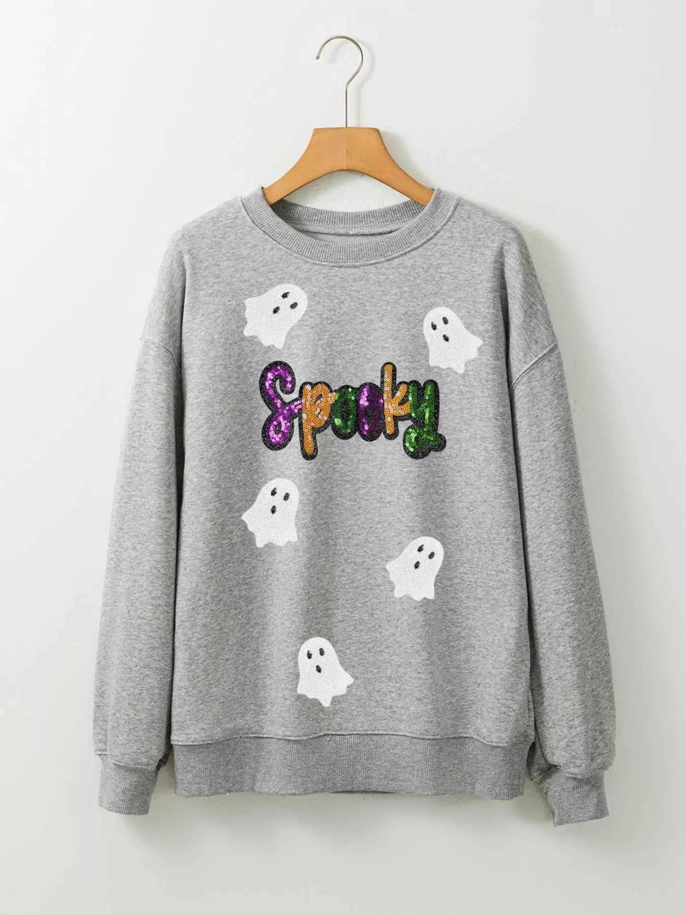 Halloween Spooky Ghost Sequin Sweatshirt 422d47f0-ebb0-4473-a5a0-7b8470c00dc3-Max-Origin