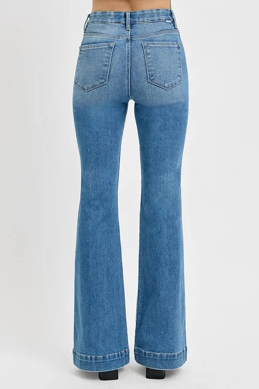 RISEN Full Size Front Patch Pocket Flare Jeans Plus Size 422dd99d-6315-4f77-99e0-b5aebbee19ee-Max