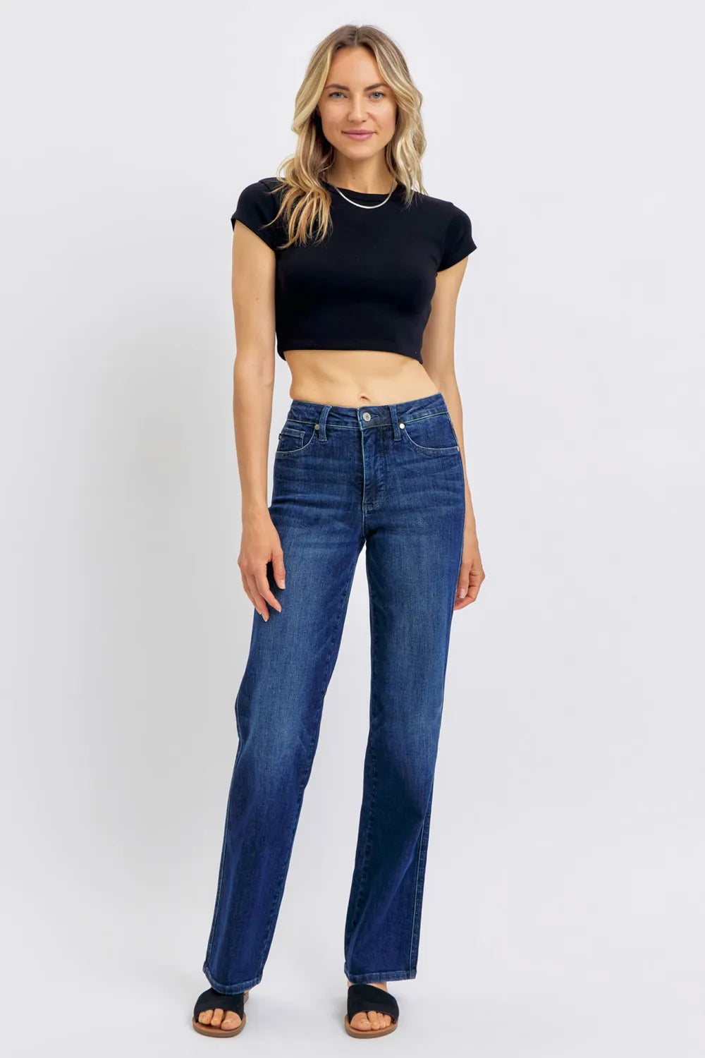 Judy Blue Full Size Tummy Control Straight Jeans Plus Size 42515f0c-e3b9-4fbe-90ce-c660221413f5-Max