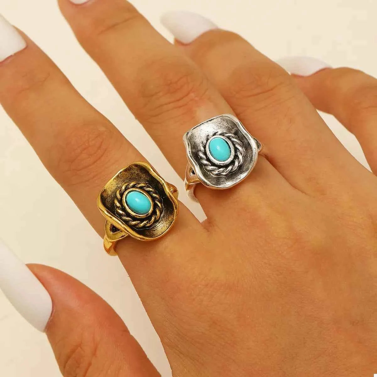 4 Piece Vintage Western Style Bull Head Rings 425af78a-8e96-4a57-bea9-ca4df8acb5d5-Max-Origin