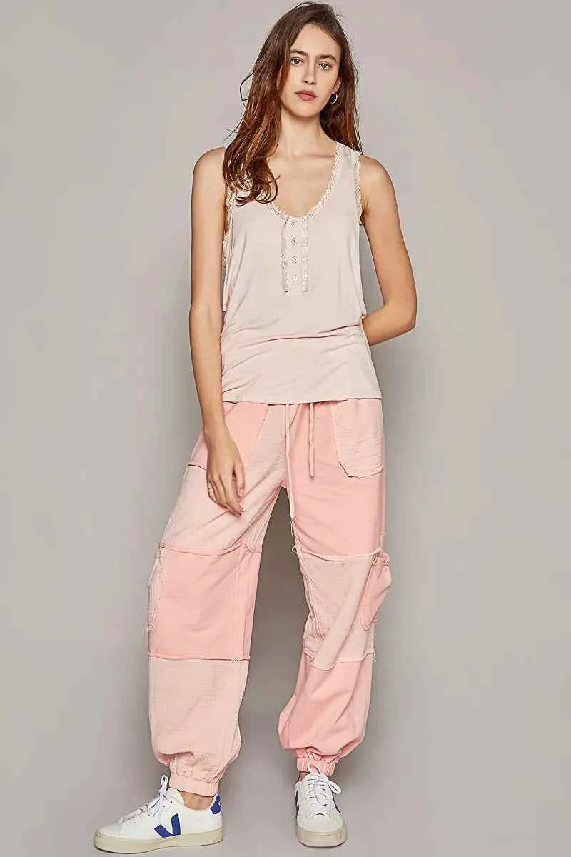 POL V-Neck Cutout Tank with Trim Detail 42672ae4-7200-4aaf-a0cb-2e11ebcefa34-Max-Origin