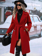 Double-Breasted Lapel Collar Overcoat 42a642bb563a4092b71e2da3e8916883-Max-Origin