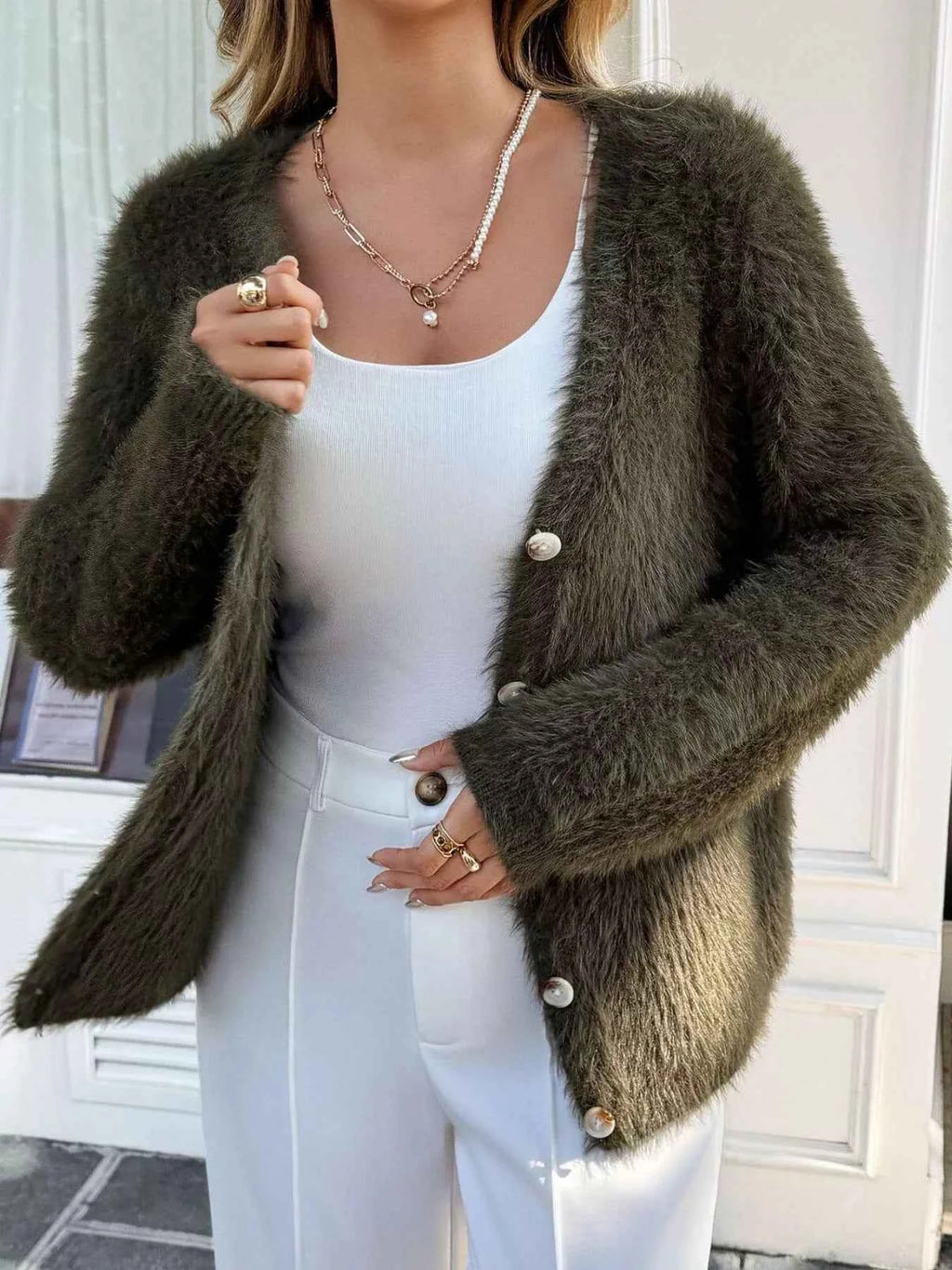 Fuzzy Knit Button-Up Cardigan 42bee264-9008-4e0a-9976-b6274a6dd9a4-Max-Origin