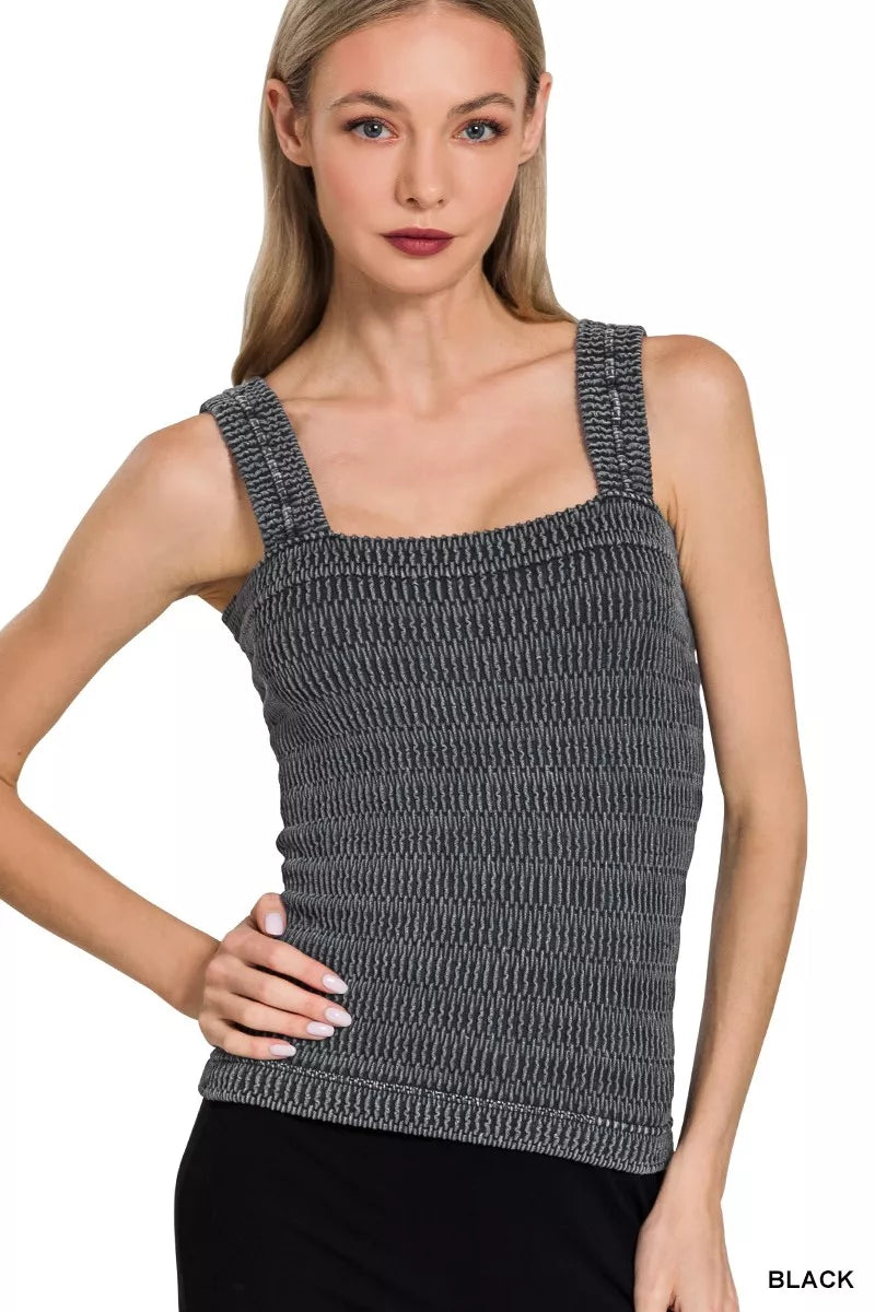 Zenana Seamless Winkle Stone Washed Tank Top BLACK 42c19d849ce24526b338c0ecd3b3ef26-Max-Origin