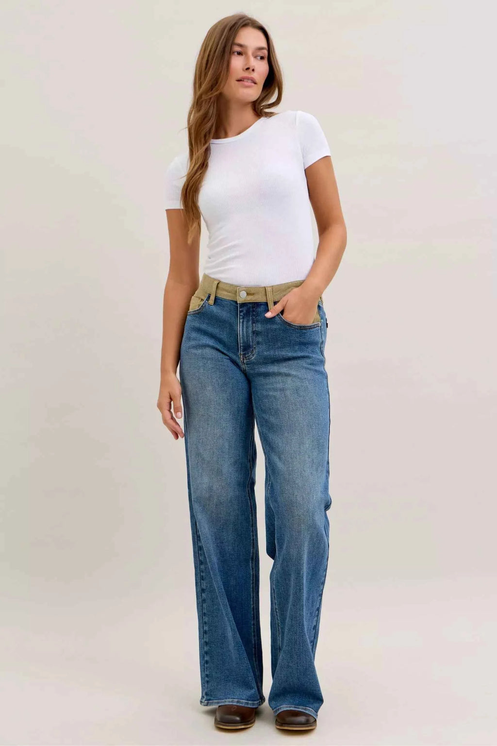 Judy Blue MR Column Straight Jeans with Corduroy Waist 42c569b5-17c3-46c6-a340-15991fe3d8c5-Max-Origin