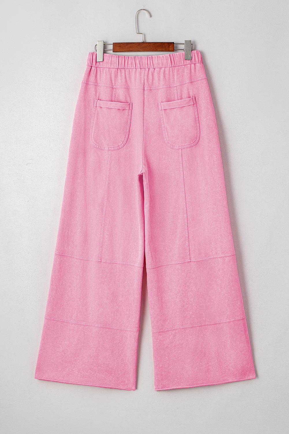 Black Mineral Wash Exposed Seam Wide Leg Cargo Pants 42d80cd72865bdd4