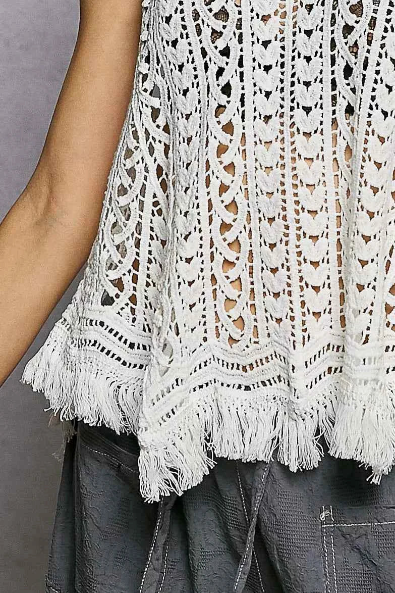 POL Crochet Fringe Hem Tank Top 42d9925c-7592-4766-b010-1ad3617184c0-Max-Origin