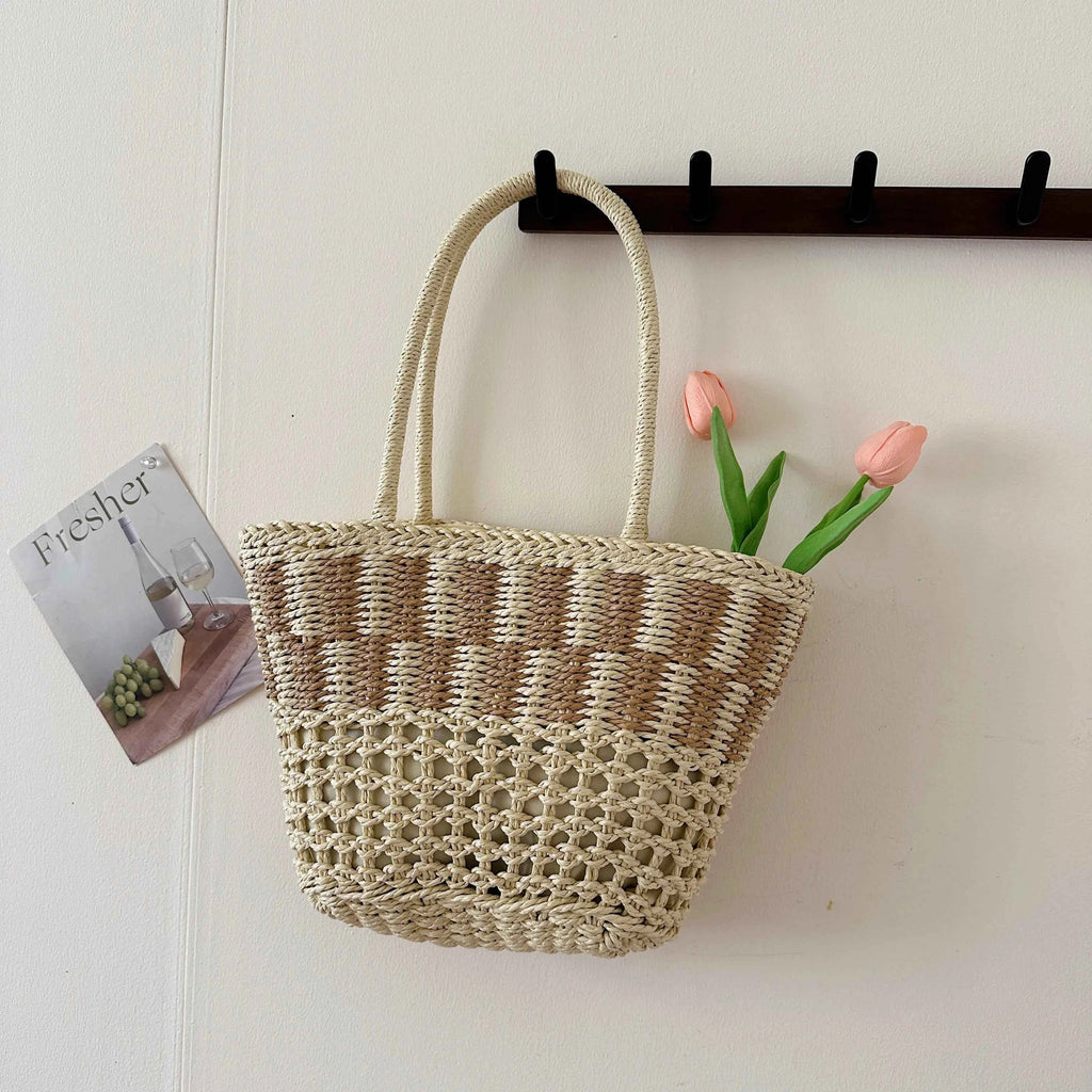 Woven Straw Tote Bag 42def51c508d452484383460f742dce3-Max-Origin