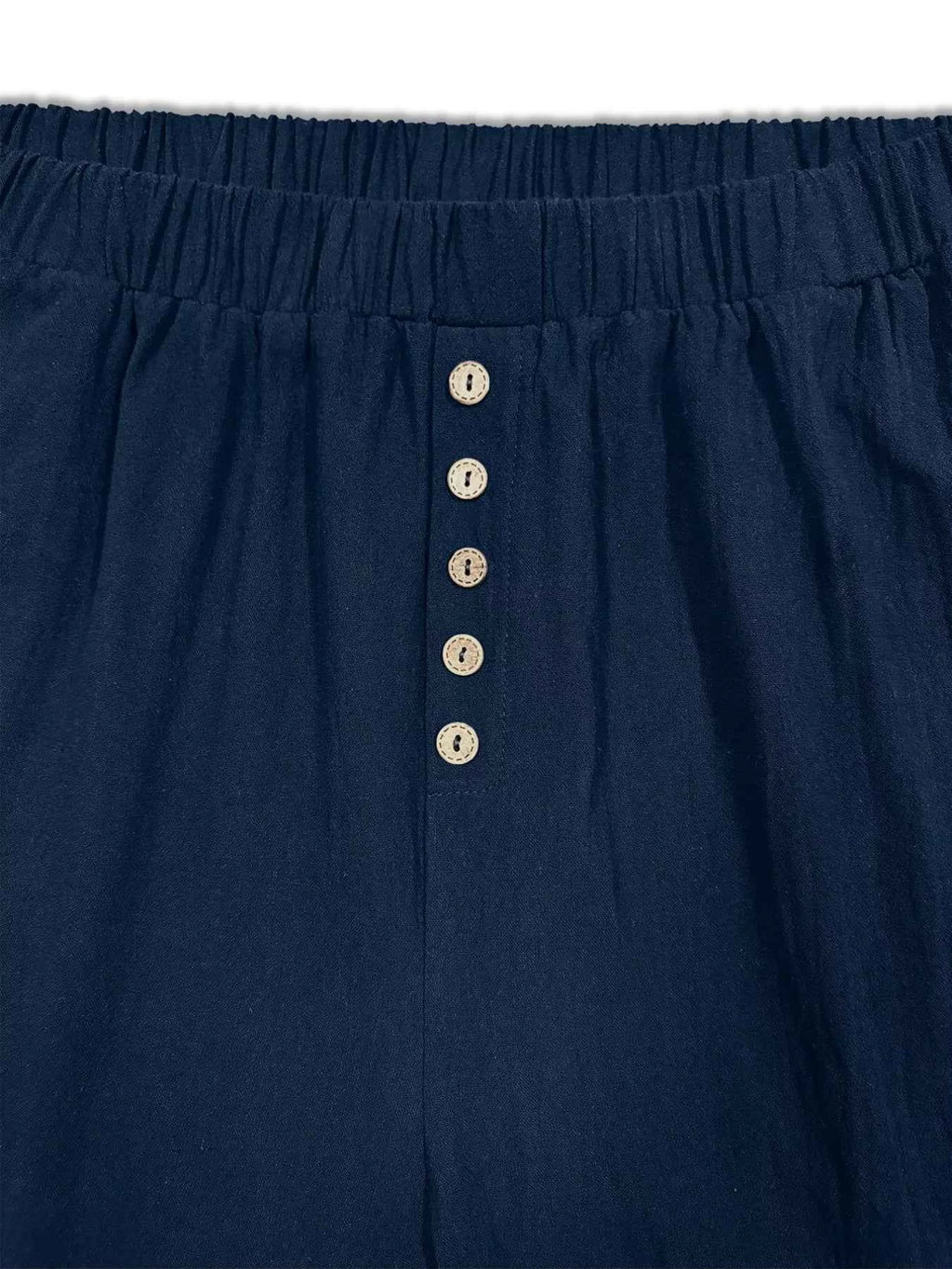 Plus Size Elastic Waist Casual Shorts 42e6b1b1-1499-4dbd-8603-392e1e5b7560-Max-Origin